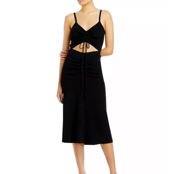 Lucy Paris Dresses & Skirts - Worn Once! LUCY PARIS ‘Korii Cut Out Ribbed Knit Midi’ Dress